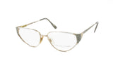 Gold filled 22 K frame eyewear JEAN LOUIS Scherrer made in France // Luxury and rare eyeglasses // Deadstock