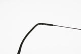TAXI M-18 rare unique designer eyewear , gunmetal silver and hand painted details // square eyewear modern style, 1990s
