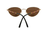 SAFILO Team mod. 7757 sunglasses cat eye ladies woman golden & hot spotted // Vintage 1980s dead stock sunglasses