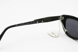 VOGART mod. 3138 womens sunglasses cat eye black with a brown thickness around lenses, Deadstock sunglasses 1990s