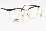Missoni M 198 eyeglasses frame oval drop Golden & Brown animalier effect , Womens ladies hype frame , New Old Stock 1980s