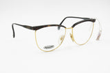 Missoni M 198 eyeglasses frame oval drop Golden & Brown animalier effect , Womens ladies hype frame , New Old Stock 1980s