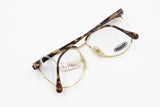 Missoni M 198 eyeglasses frame oval drop Golden & Brown animalier effect , Womens ladies hype frame , New Old Stock 1980s