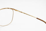 Nouvelle Vague mod. Victoria cat eye eyeglasses frame with medium large eye wire, rose golden colour with hot tones on brows, New Old Stock