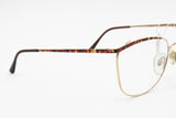 Nouvelle Vague mod. Victoria cat eye eyeglasses frame with medium large eye wire, rose golden colour with hot tones on brows, New Old Stock