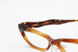 Vintage 80s slim acetate cat eye brown dappled Overture by Lastes mod. Isabel // Vintage 1980s womens eyewear frame // Dead stock