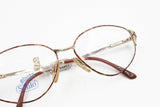 Safilo Elasta womens eyeglasses frame mod. 4565 GP 8 Golden & Brow dappled reflective , NOS 1980s