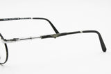 Harley Davidson Motor Cycles black pantos eyeglasses frame mod. HD 54, round ovalized eye wire black color with silver insert, NOS