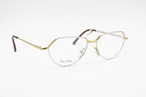 Pierre Cardin mod. 6010 eyeglasses frame, Rare and uncommon design // Metal frame Golden & Silver reflective // NOS 1980s