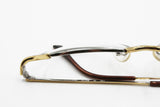Pierre Cardin mod. 6010 eyeglasses frame, Rare and uncommon design // Metal frame Golden & Silver reflective // NOS 1980s