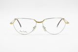 Pierre Cardin mod. 6010 eyeglasses frame, Rare and uncommon design // Metal frame Golden & Silver reflective // NOS 1980s