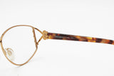 Yves Saint Laurent YSL mod. 4058 Y262 oval womens eyewear simil bronze and dappled, Total rimmed frame Gorgeous inserts, New Old Stock 1980s