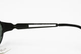 Le Club Actif mod. 1305 50 Black & Gold oval vintage sunglasses , High italian design , Dead stock 1990s