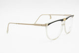 Atelier Gianino by Trevi flat top monsieur eyeglasses frame finely chiseled, man hype glasses, New Old Stock 1970s