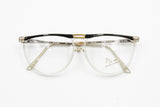 Atelier Gianino by Trevi flat top monsieur eyeglasses frame finely chiseled, man hype glasses, New Old Stock 1970s