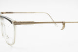 Atelier Gianino by Trevi flat top monsieur eyeglasses frame finely chiseled, man hype glasses, New Old Stock 1970s