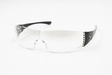 Oxydo by Safilo mod. Afterhours/a/s wrapping  Sporty sunglasses, very clar mono lens with daken shades on top, Deadstock