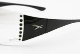 Oxydo by Safilo mod. Afterhours/a/s wrapping  Sporty sunglasses, very clar mono lens with daken shades on top, Deadstock