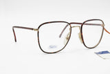 Vintage 1980s Safilo Team mod. 7711 720 square eyeglasses with red dappled covering, Made in Italy glasses, New Old Stock