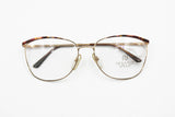 Nouvelle Vague mod. Victoria cat eye eyeglasses frame with medium large eye wire, rose golden colour with hot tones on brows, New Old Stock