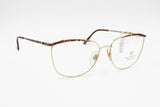 Nouvelle Vague mod. Victoria cat eye eyeglasses frame with medium large eye wire, rose golden colour with hot tones on brows, New Old Stock