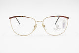 Nouvelle Vague mod. Victoria cat eye eyeglasses frame with medium large eye wire, rose golden colour with hot tones on brows, New Old Stock