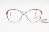 Luxottica womens eyeglasses frame clar acetate with rose grain, New Old Stock 1980s