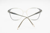 Lastes italian eyewear frame womens ladies, Clear and Gray acetate with Fleet Arm System, New Old Stock 1980s
