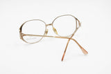 Mila Schön eyeglasses frame mod. 3012 Silver & Golden womens glasses, geometrical front deisnged in Italy, NOS