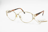 Vintage 80s oval drop eyeglasses frame Ouverture by Lastes mod. M Giulia, Vintage 1980s womens eyewear frame, Dead stock