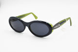 Elisabetta Von Furstenberg MF 97 oval womens sunglasses Blue & Green, Acetate and metal materials New Old Stock 90s