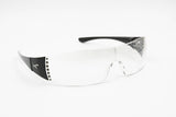 Oxydo by Safilo mod. Afterhours/a/s wrapping  Sporty sunglasses, very clar mono lens with daken shades on top, Deadstock