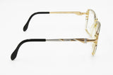 Cazal mod. 345 col. 742 vintage square eyewear frame, yellow semitransparent acetate, Deadstock 80s
