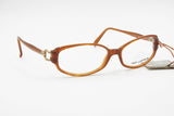 Ted Lapidus Paris mod. TL 618 light brown prescription frame, Golden hinges , New Old Stock