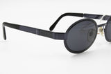 Von Furstenberg mod. MF 95 oval sunglasses deep blue violet, Grunge Alterantive lifestyle, New Old Stock