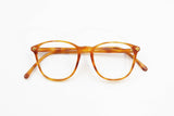 Vintage 70s Caramel wayfarer PERSONAL mod. 151 42L , eyeglasses frame New Old Stock