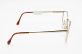 Sferoflex PAT 2405 women eyeglasses frame cat eye pale golden, Vintage 80s New Old Stock