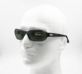 Persol 2598-S vintage sunglasses, little rectangular squared with semitransparent acetate, New Old Stock