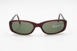 Persol 2557-S women sunglasses with red opaque acetate, Green branded lenses, New Old Stock