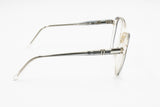 Lastes italian eyewear frame womens ladies, Clear and Gray acetate with Fleet Arm System, New Old Stock 1980s