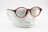 Via Condotti CV 117 darken brown round panto frame eyeglasses, Vintage New Old Stock 80s