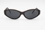 FLOYD made in Italy, biker sunglasses total deep violet acetate with metal rustic plaques, wrapping sunglasses, Deadstock