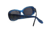 Rare sunglasses Vivienne Westwood mod. LOCKHAM MUSEUM VW107 // Ladies woman sunglasses blue acetate embellished with strass // New Old Stock