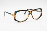 Cazal mod. 322 vintage eyewear frame multicolour acetate, unique and hype glasses, New Old Stock 80s