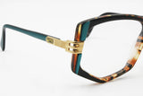 Cazal mod. 322 vintage eyewear frame multicolour acetate, unique and hype glasses, New Old Stock 80s