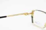 Cazal mod. 345 col. 742 vintage square eyewear frame, yellow semitransparent acetate, Deadstock 80s