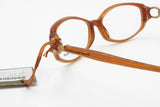 Ted Lapidus Paris mod. TL 618 light brown prescription frame, Golden hinges , New Old Stock