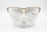 Vintage Genny 540 eyeglass frame cat eye twisted eyebrows, New Old Stock