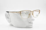 Vintage Genny 540 eyeglass frame cat eye twisted eyebrows, New Old Stock