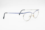 Cazal point 2 mod. 1108 col. 491 military electric blue superior bar & Silver, modern design eyewear frame, New Old Stock 80s